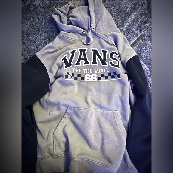 Vans Sweaters - Vans Women’s Gray and Black Hoodie